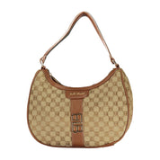 Laura Biagiotti Beige Polyester Shoulder Bag