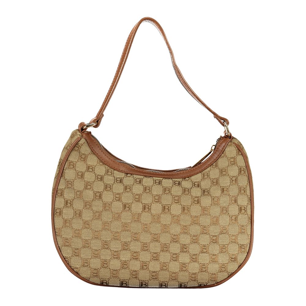 Laura Biagiotti Beige Polyester Shoulder Bag