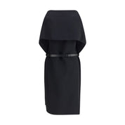 Black Viscose Casual Dress