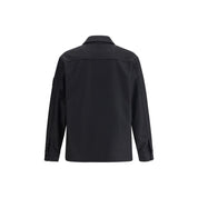 Black Fleece Wool Coat