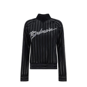 High-Neck Logo Sweater