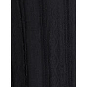 Black Cotton Casual Dress