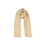 Beige Silk Scarf