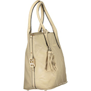 Laura Biagiotti Beige PVC Handbag