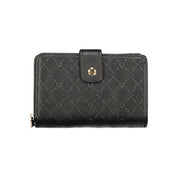 Laura Biagiotti Black Polyurethane Wallet