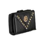 Laura Biagiotti Black Polyurethane Wallet