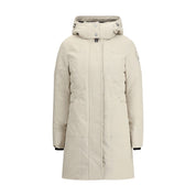 Beige Polyester Parka