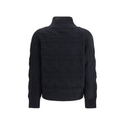 Black Wool Sweatshirt