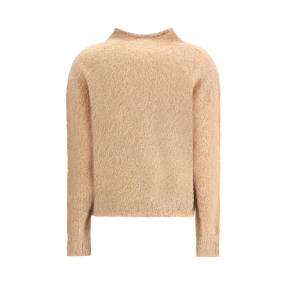 Brown Polyamide Turtleneck