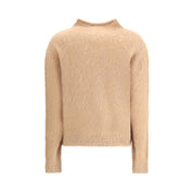 Brown Polyamide Turtleneck