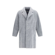 Gray Polyester Coat