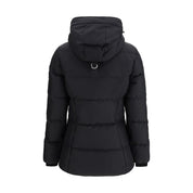Black Recycled Polyester Coat
