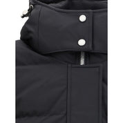 Black Recycled Polyester Coat