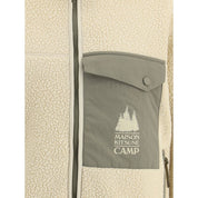 Cream Polyester Shell Jacket