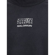 Black Polyester Sweatshirt