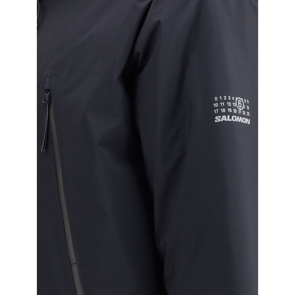 Svart Parka i Polyester