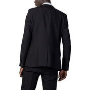 Black Polyester Blazer