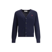 Blue Merino Wool Cardigan