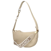 Salvatore Ferragamo Gray Leather Shoulder Bag