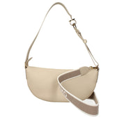 Salvatore Ferragamo Gray Leather Shoulder Bag