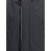 Black Polyester Parka