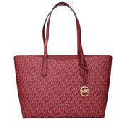 Michael Kors Red Fabric Shoulder Bag with Logo