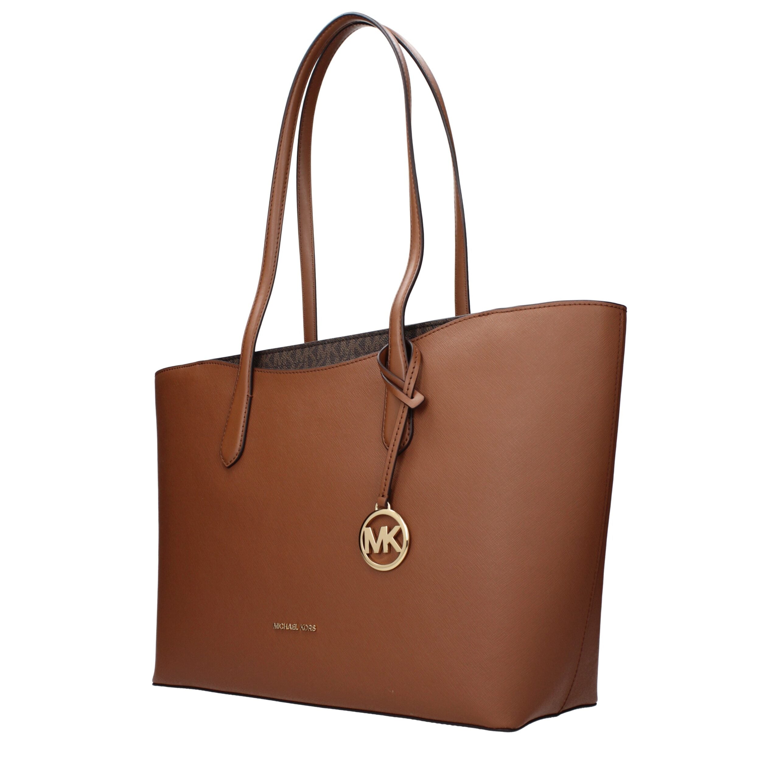 Michael Kors Brown Leather Shoulder Bags