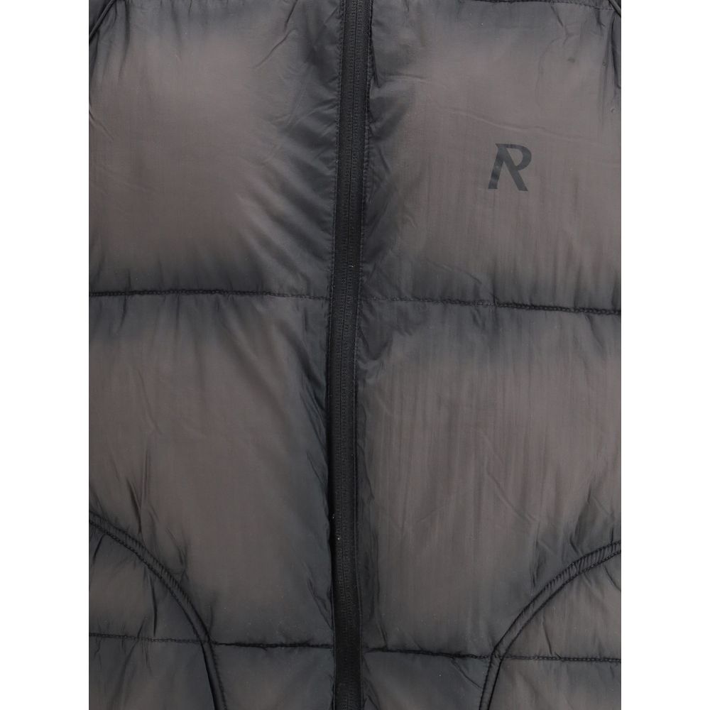 Black Nylon Full-Length Jacket