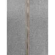 Gray Wool Full-Length Jacket