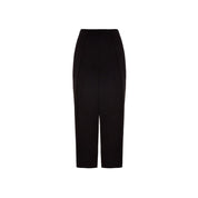 Black Viscose Casual Pants