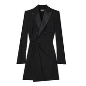 Black Viscose Cocktail Dress