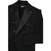 Black Viscose Cocktail Dress