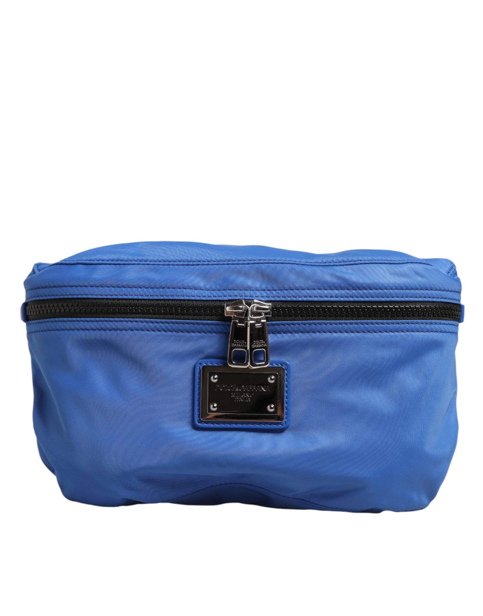 Dolce & Gabbana Blue Nylon Fanny Pack
