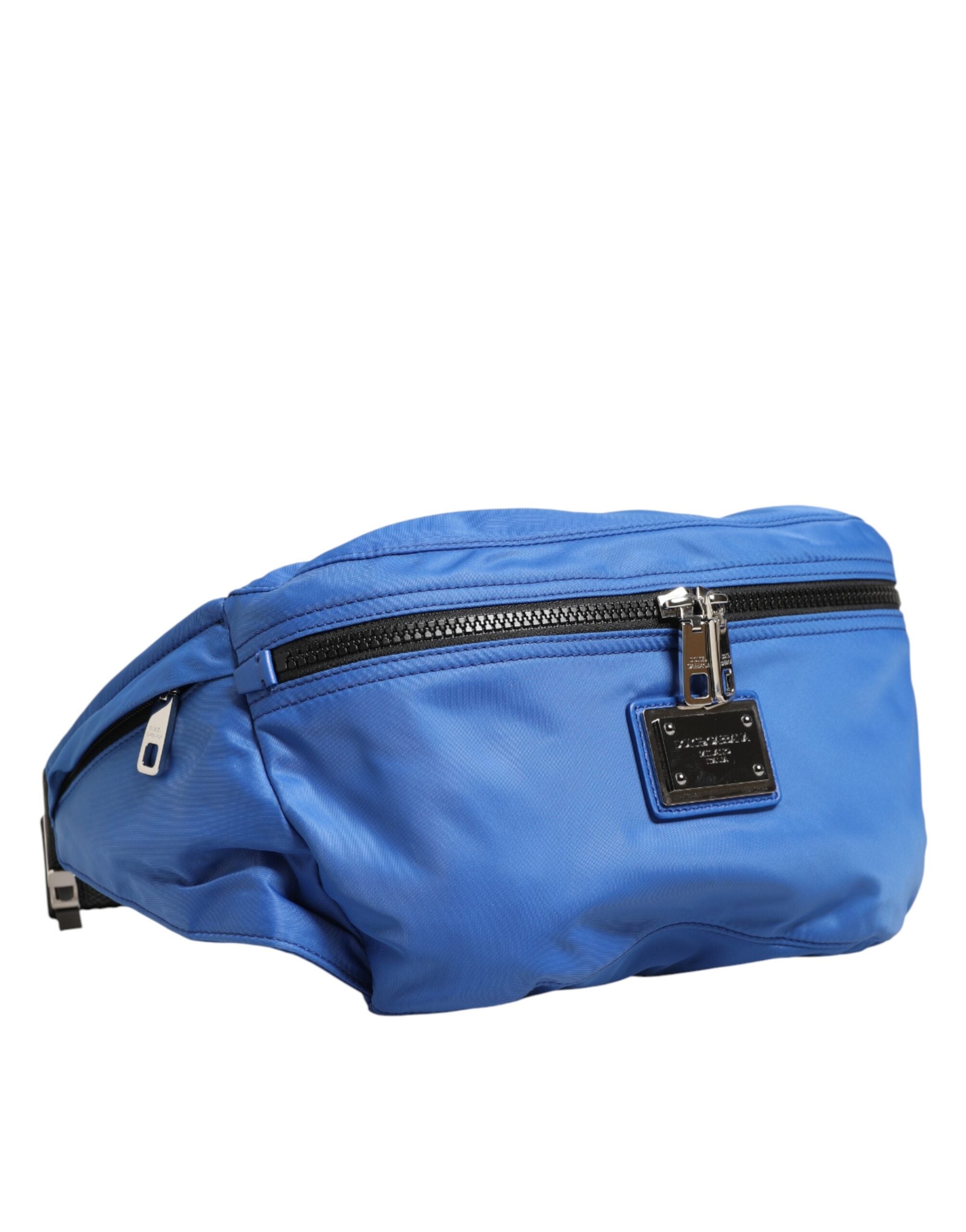 Dolce & Gabbana Blue Nylon Fanny Pack