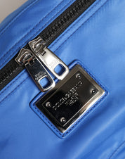 Dolce & Gabbana Blue Nylon Fanny Pack