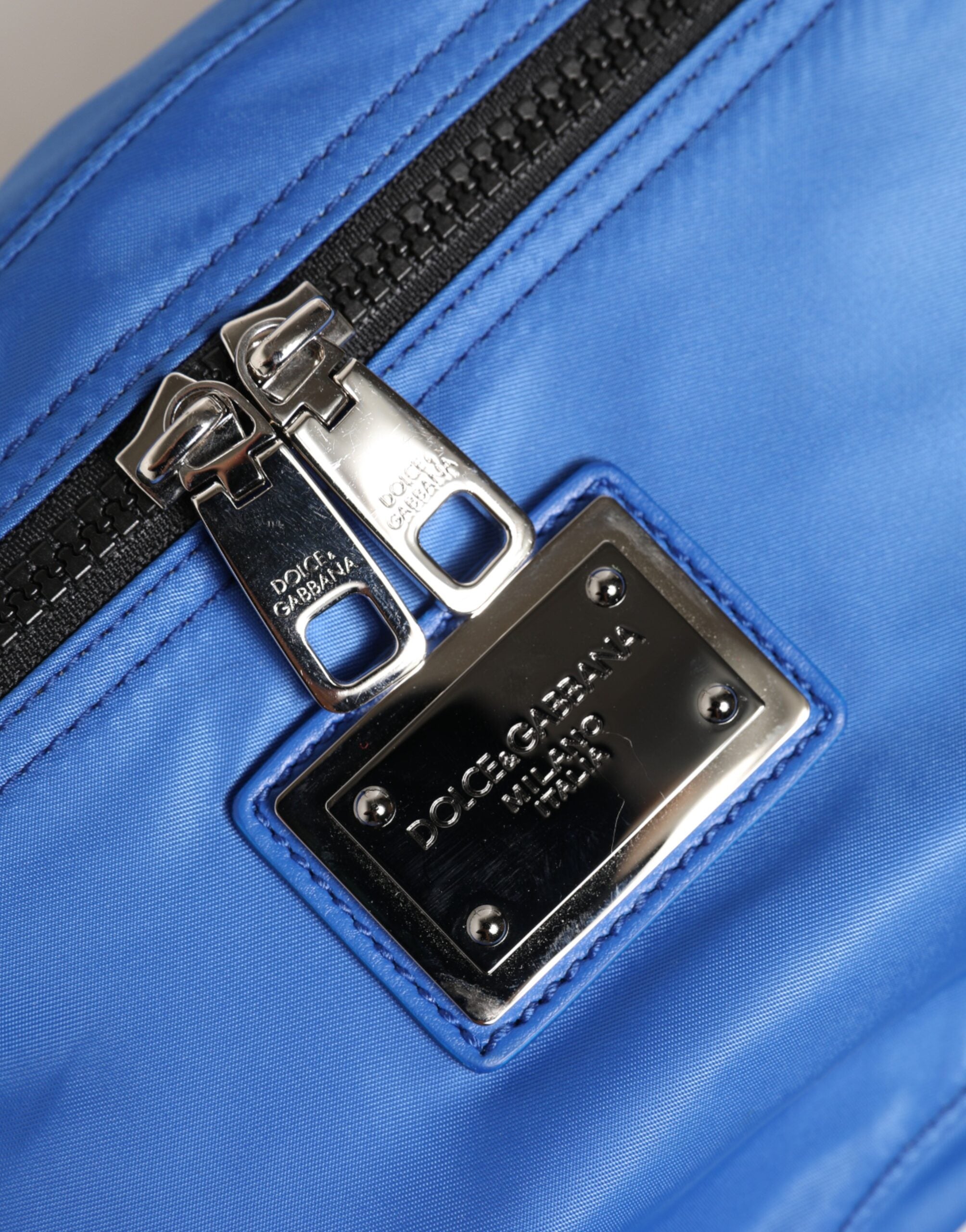 Dolce & Gabbana Blue Nylon Fanny Pack