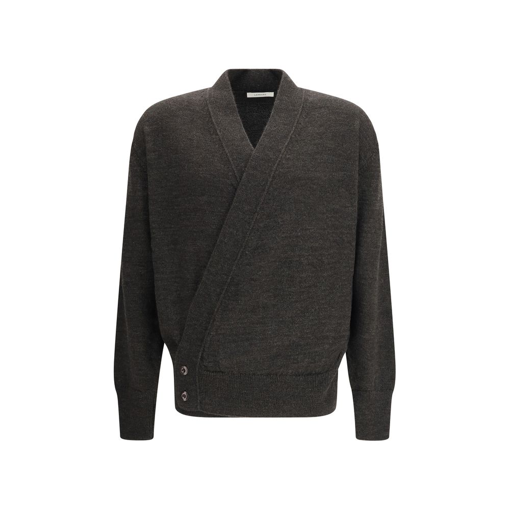 Brown Marabou Cardigan