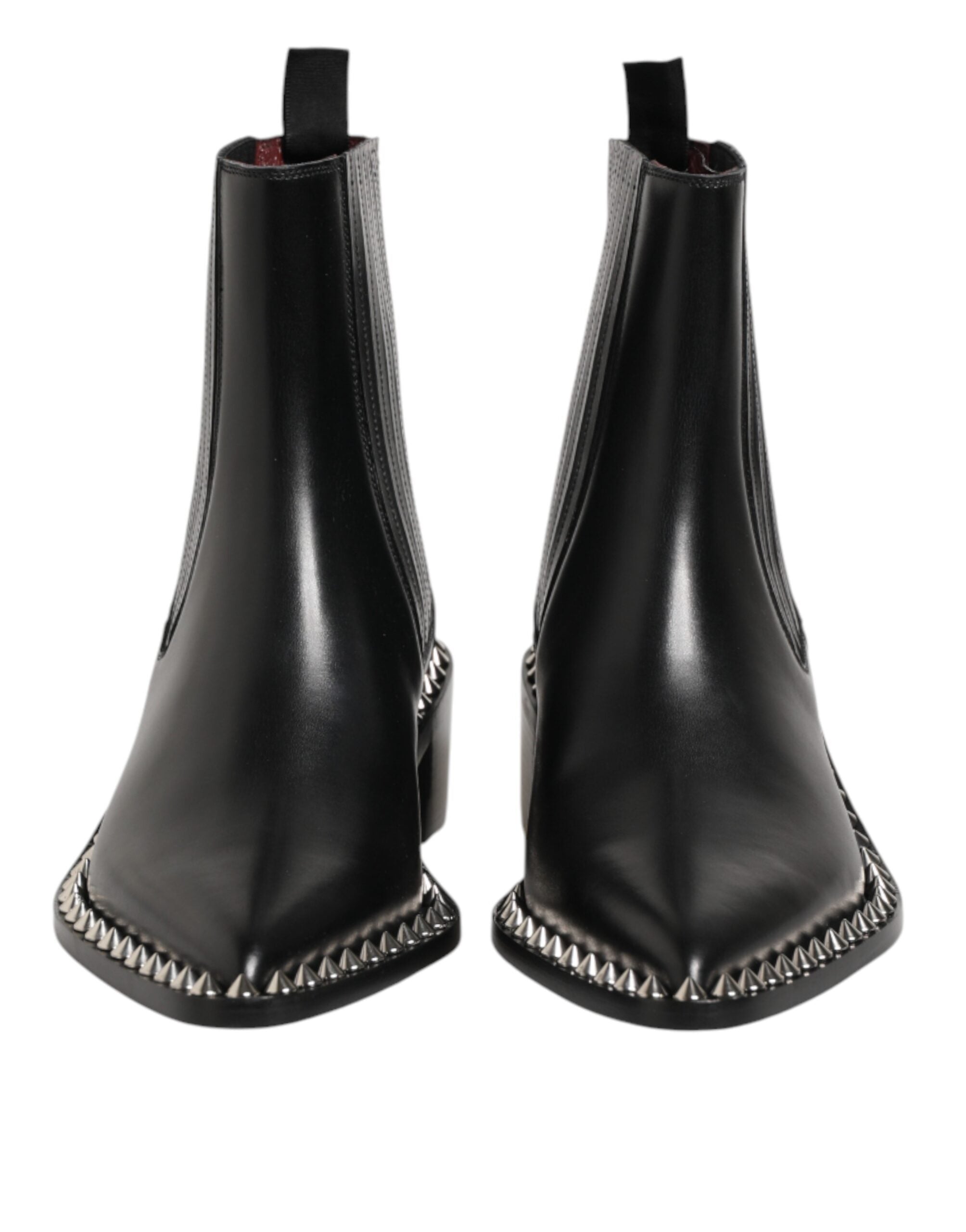 Black Studded Chelsea Ankle Boots - Dolce & Gabbana