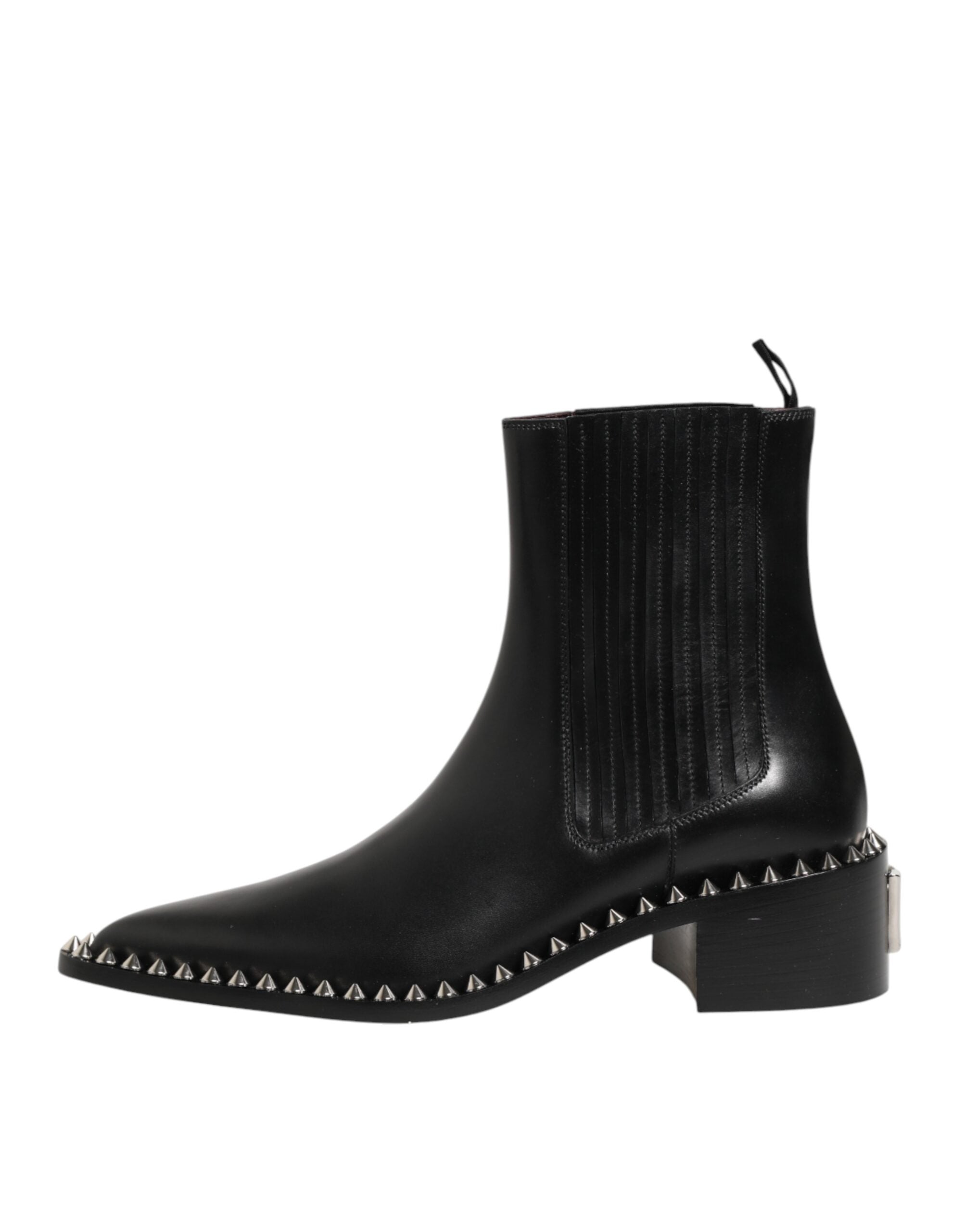 Black Studded Chelsea Ankle Boots - Dolce & Gabbana