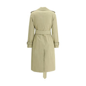 Beige Cotton Trench Coat