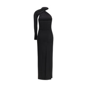 Black Viscose Cocktail Dress