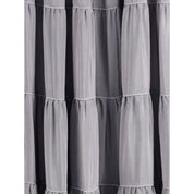 Gray Silk Long Skirt