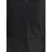 Black Cotton Casual Dress