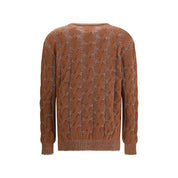 Brown Fleece Wool Sweatshirt