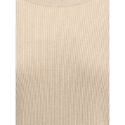 Beige Cashmere Cashmere Sweater