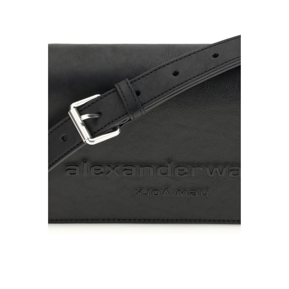 Axelremsväska i svart kalvskinn, Bos Taurus