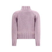 Purple Cashmere Cardigan