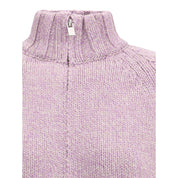 Purple Cashmere Cardigan