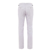 Purple Linen Dress Pants