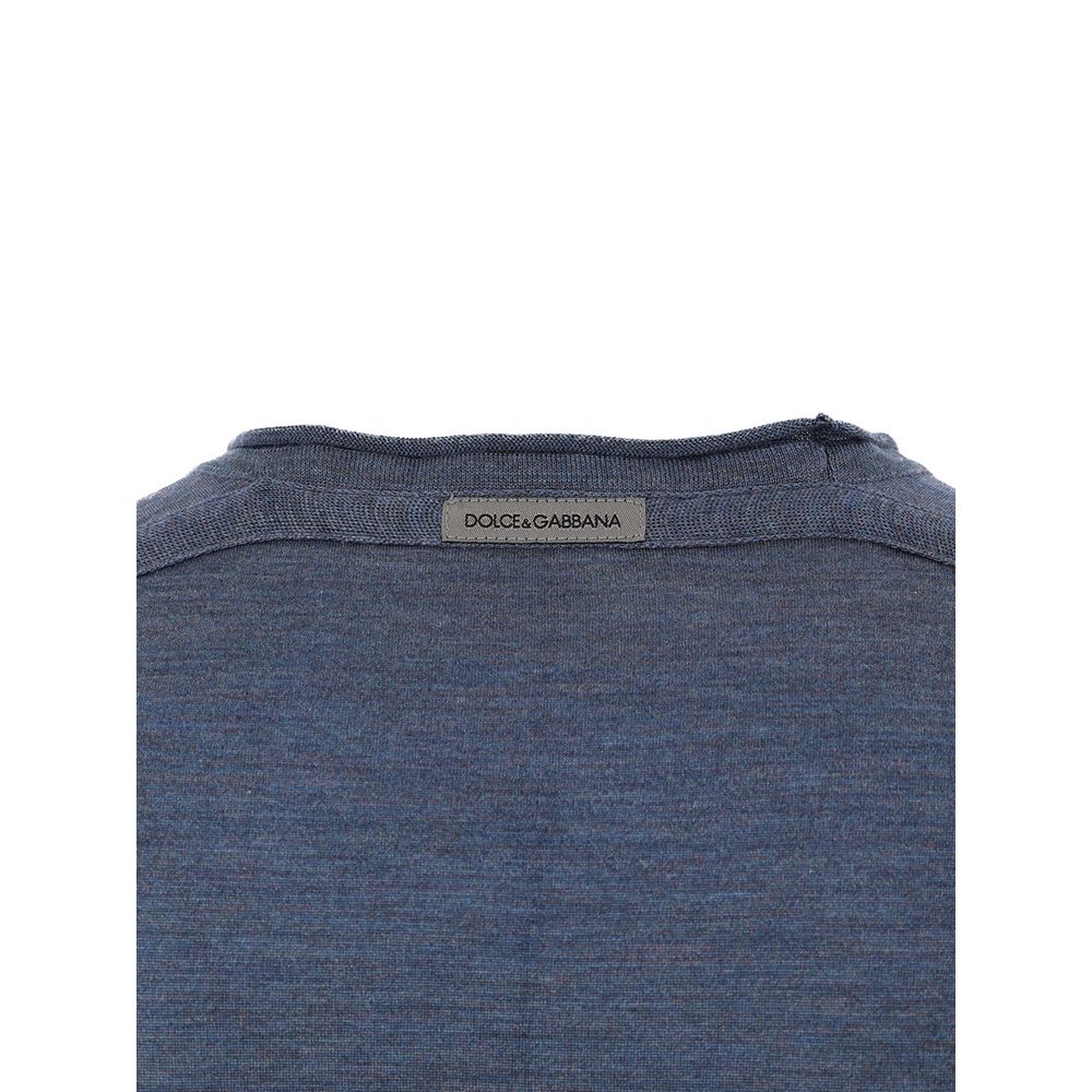 Blue Silk Sweatshirt